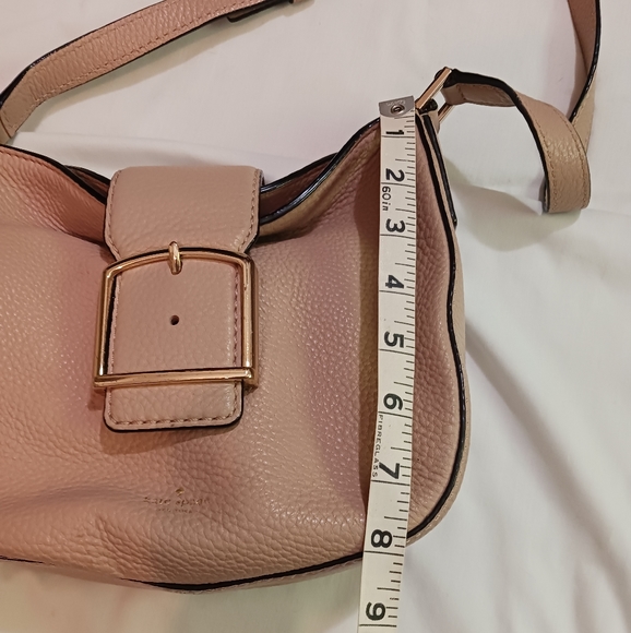 Kate Spade New York Healy Lane Lawrie Leather Shoulder Bag Pale Pink - Picture 11 of 15